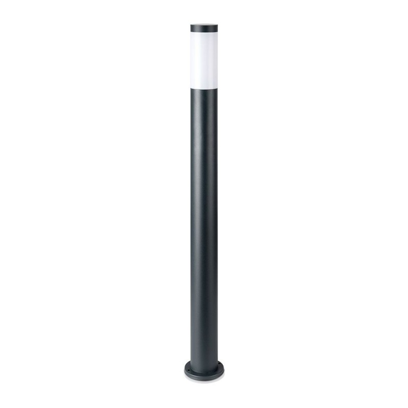 V-TAC Piantana LED da Giardino 110cm Portalampada E27 (max 60W) Nera IP44