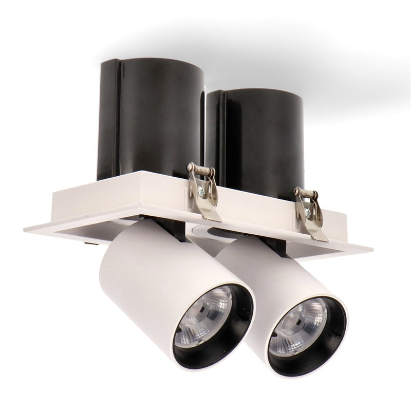 DOPPIO FARETTO LED ORIENTABILE 24W 4000K