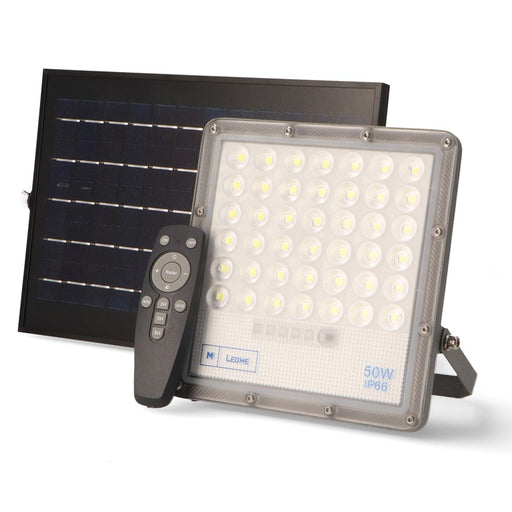FARO SOLARE 50W 6000K MODELLO BARI IP66 - ElettroWatt.eu