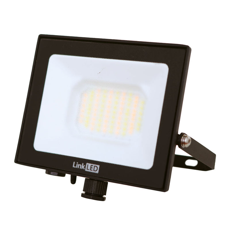 Proiettore YUMA PLUS 50W SMD CCT - 5000lm - Con Predisposizione PIR IP65 Colore Nero