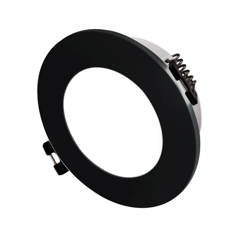 Portafaretto da incasso Serie WATERPROOF Nero - GU10