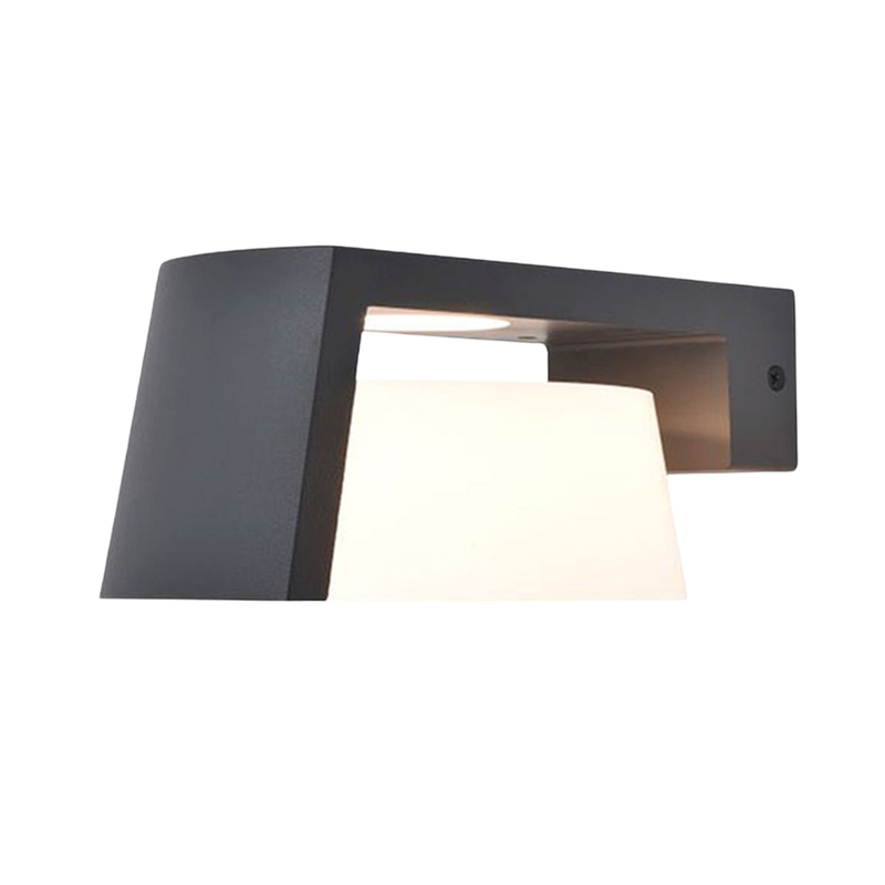 Applique a LED 11W 1000lm - Luce Calda o Naturale selezionabile - Struttura Antracite
