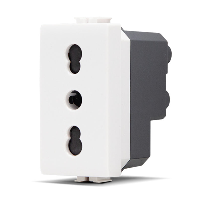 Presa Bipasso 16A-250V - Colore Bianco - Compatibile Matix