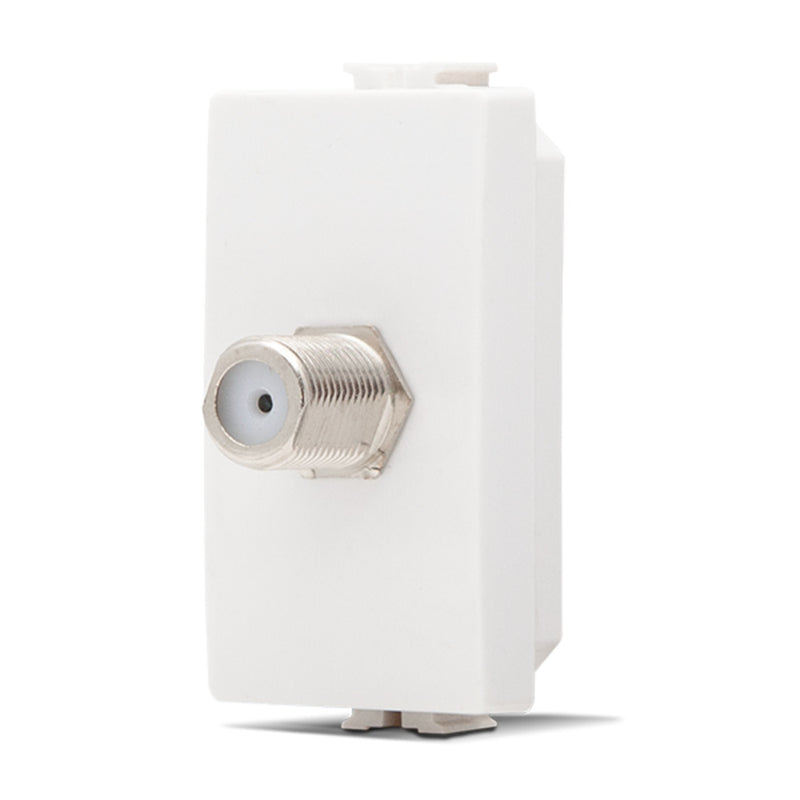 PRESA SAT FEMMINA DIRETTA 1M- Colore Bianco - Compatibile Matix