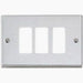PLACCA 115X72 3 POSTI OXIDAL COMP. MAGIC - ElettroWatt.eu
