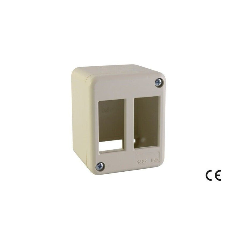 SCATOLA PORTAFRUTTI 2P MONTAGGIO SUPERFICIALE COMP. MAGIC - Elettrowatt