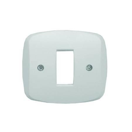 PLACCA AUTOPORTANTE 1 POSTO SCATOLA TONDA COMP. MAGIC - ElettroWatt.eu