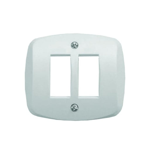 PLACCA AUTOPORTANTE 2 P. SCATOLA TONDA COMP. MAGIC - ElettroWatt.eu