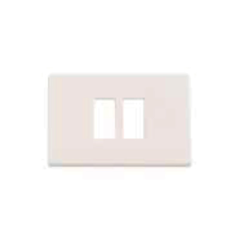 PLACCA RESINA 2 P. VICINI BIANCO COMP. MAGIC - ElettroWatt.eu