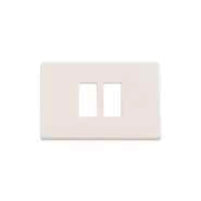 PLACCA RESINA 2 P. VICINI BIANCO COMP. MAGIC - ElettroWatt.eu