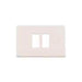 PLACCA RESINA 2 P. VICINI BIANCO COMP. MAGIC - ElettroWatt.eu