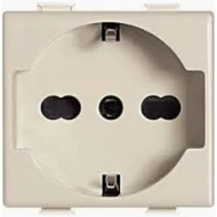 Presa Universale Italiana/Tedesca 2P+T 10/16A COMP. MAGIC - ElettroWatt.eu