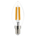 FIL.4,5W E14 6500K C35 470LM TRASPARENTE - ElettroWatt.eu