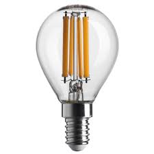 LAMPADINA E14 FILAMENTO 6W 6500K G45 806LM TRASPARENTE - ElettroWatt.eu
