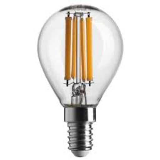 LAMPADINA E14 FILAMENTO 6W 6500K G45 806LM TRASPARENTE - ElettroWatt.eu