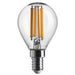 LAMPADINA E14 FILAMENTO 6W 6500K G45 806LM TRASPARENTE - ElettroWatt.eu