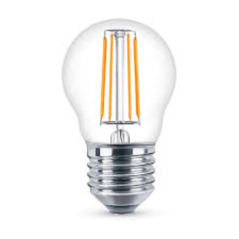 FIL.4,5W E27 4000K G45 470LM TRASPARENTE - ElettroWatt.eu