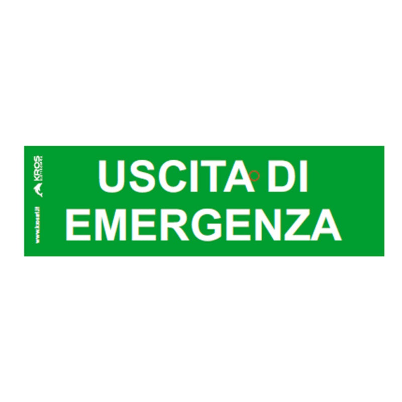 PITTOGRAMMA USCITA EMERGENZA X LA FEDELE SLIM - ElettroWatt.eu