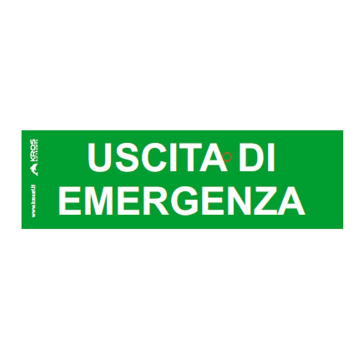 PITTOGRAMMA USCITA EMERGENZA X LA FEDELE - ElettroWatt.eu