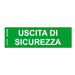 PITTOGRAMMA USCITA DI SICUREZZA X LA FEDELE SLIM - ElettroWatt.eu