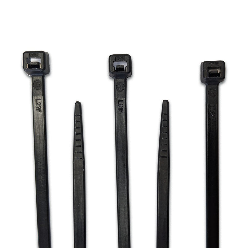 100PZ. FASCETTA NYLON NERA 200X4,8 ROBUS - ElettroWatt.eu