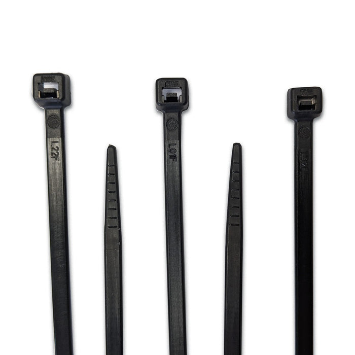 100 PZ. FASCETTA IN NYLON NERA 100 X 2.5 ROB - ElettroWatt.eu