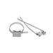 Clips a fascetta con asola per Tubi e Guaine da 16mm a 32mm - ElettroWatt.eu