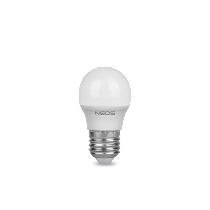 LAMPADINA LED SFERA NEOS 7W E27, LUCE CALDA 3000K