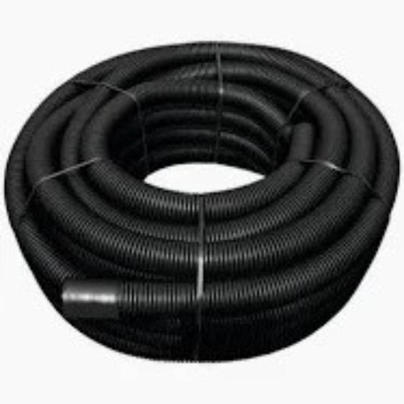 PE CORRUGATO NERO DIAMETRO 40 - BOBINA DA 25M