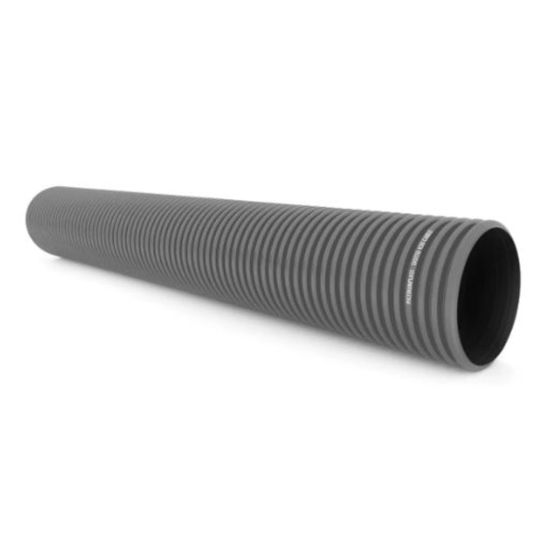 TUBO CORRUGATO D.90 DOPPIA PARETE PER INTERRAMENTO IN BOBINE DA 50MT NERO