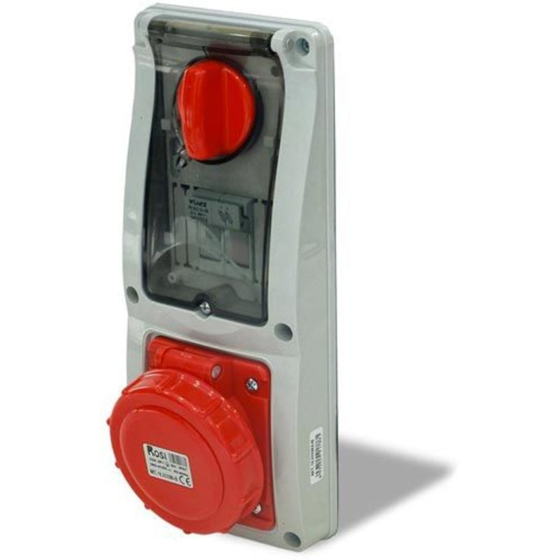 Presa fissa interbloccata da incasso con portafusibili 3P+N+T  IP67