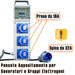 Quadro di Distribuzione da Cantiere ASC 9KW 32A - per Generatori - Spina da 32A - Differenziale da 40A - Magnetotermico da 16A - ElettroWatt.eu