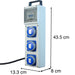 Quadro di Distribuzione da Cantiere ASC 9KW 32A - per Generatori - Spina da 32A - Differenziale da 40A - Magnetotermico da 16A - ElettroWatt.eu