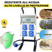 Quadro Elettrico di Distribuzione da Cantiere - 4Prese 220V e Fungo di Emergenza su Cavalletto d'acciaio - ElettroWatt.eu
