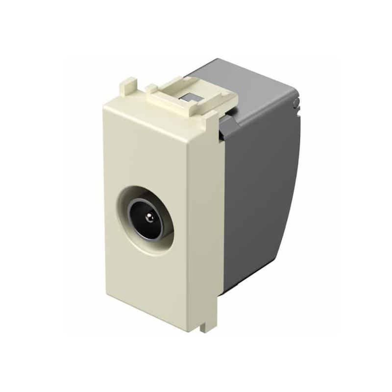 PRESA TV TERMINALE 1dB 1M IW Colore Panna