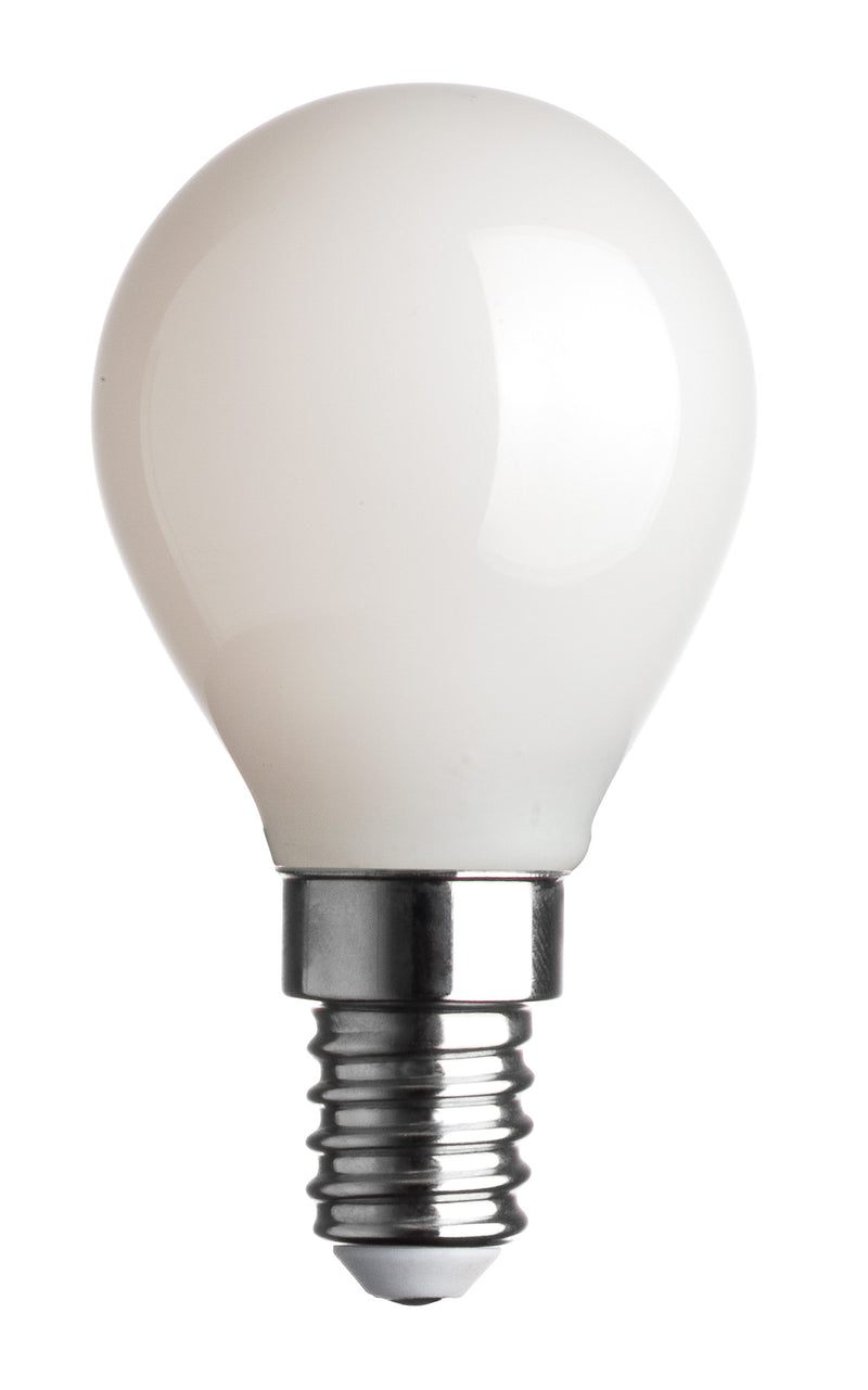 MINIGLOBO LED E14 6W LUCE CALDA 3000K - FILAMENTO FROST