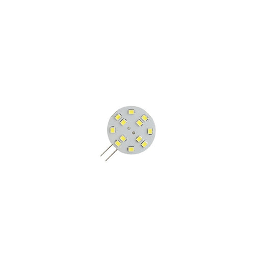 LAMPADINA LED BISPINA G4 CIRCOLARE 2W 12V 3000K LUCE CALDA - ElettroWatt.eu
