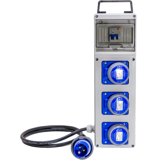 QUADRO TERMOP. 3 PRESE 2P+T 16A 230V IP67 - ElettroWatt.eu