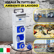 QUADRO TERMOP. 3 PRESE 2P+T 16A 230V IP67 - ElettroWatt.eu