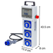 QUADRO TERMOP. 3 PRESE 2P+T 16A 230V IP67 + PULSANTE D'EMERGENZA - ElettroWatt.eu