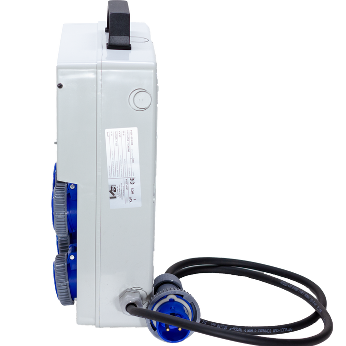 QUADRO ELETTRICO DA CANTIERE ASC 220V MONOFASE CON 4 PRESE IP67 DA 16A - ElettroWatt.eu