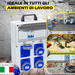 QUADRO ELETTRICO DA CANTIERE ASC 220V MONOFASE CON 4 PRESE IP67 DA 16A + FUNGO DI EMERGENZA - ElettroWatt.eu