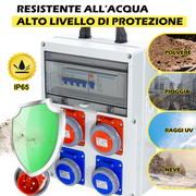 QUADRO ELETTRICO DA CANTIERE ASC 380V CON 2 PRESE 220V e 2 PRESE TRIFASE - ElettroWatt.eu