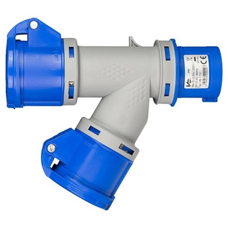 MOLTIP. A 2 USCITE 16A 2P+T 230V IP44 - Elettrowatt
