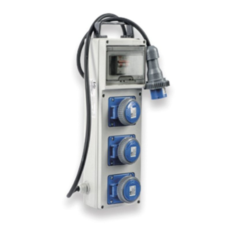 QUADRO ARCHIMEDE 3 PRESE 2P+T 16A 230V IP67