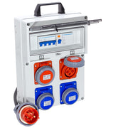 QUADRO TERMOP.  4 PRESE-  2X 2P+T 16A 230V IP67+2X 3P+T 16A 400V IP67 - Elettrowatt