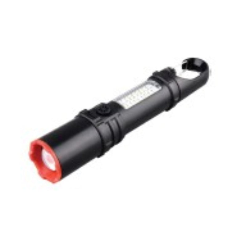 Torcia ricaricabile magnum - 250lm - cavo USB - Nera