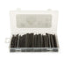 Kit di 100 guaine termorestrigenti. 6 misure assortite. Nero - ElettroWatt.eu