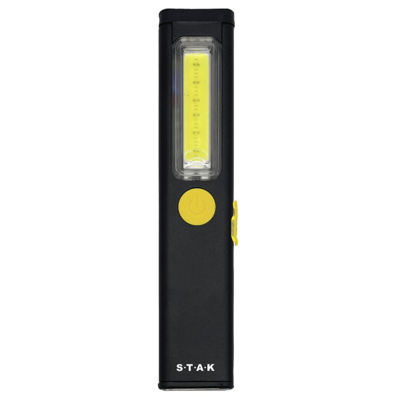 Torcia LED Ricaricabile (usb-c) 3W, Extra sottile in alluminio , Colore Nero