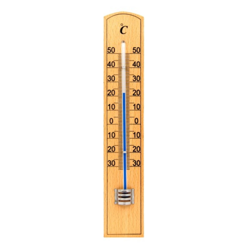 Termometro indoor/outdoor di legno 20cm